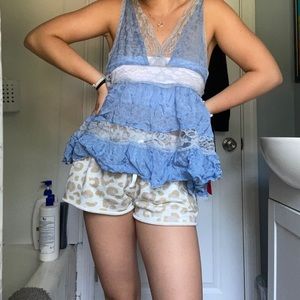 Intimately Free People Lace Baby Doll Tank Top